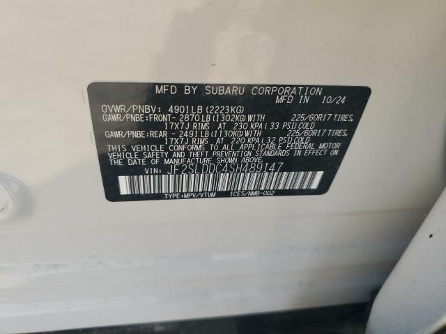 Photo 14 from auction – 2025 SUBARU FORESTER P with VIN JF2SLDDC4SH489147