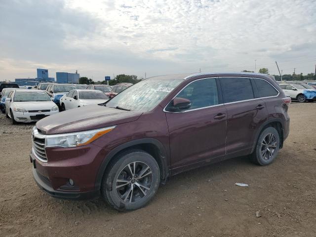 TOYOTA HIGHLANDER 2016 с VIN 5TDJKRFH4GS295840 - Фото с аукциона