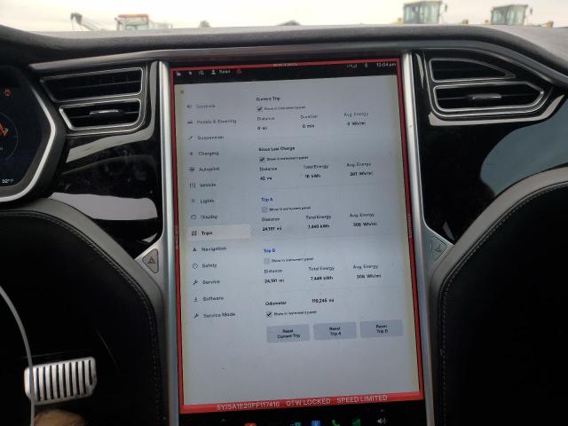 Photo 9 from auction – 2015 TESLA MODEL S with VIN 5YJSA1E20FF117416