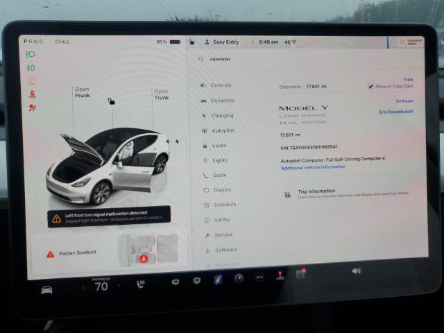 Photo 9 from auction – 2023 TESLA MODEL Y with VIN 7SAYGDEE5PF968541