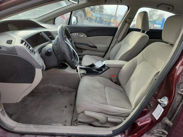 Photo 7 from auction – 2012 HONDA CIVIC LX with VIN 19XFB2F56CE069872