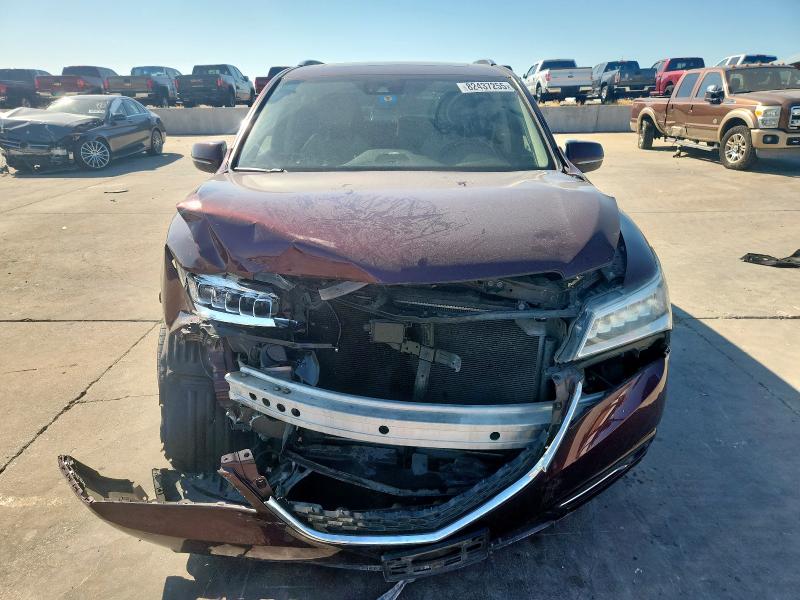Photo 5 from auction – 2016 ACURA MDX TECHNO with VIN 5FRYD4H46GB038493