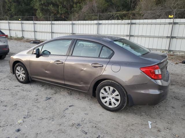 Photo 2 from auction – 2012 HONDA CIVIC LX with VIN 2HGFB2F52CH596376