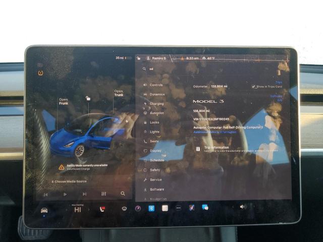 Photo 9 from auction – 2022 TESLA MODEL 3 with VIN 5YJ3E1EA3NF190245