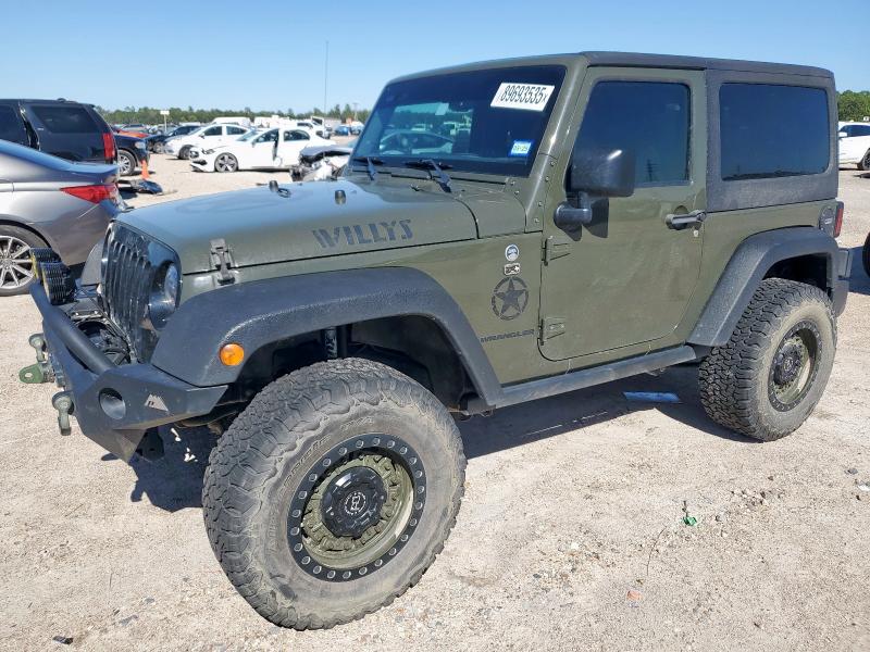 JEEP WRANGLER S 2015 with VIN 1C4AJWAG0FL724309 - Photo from auction