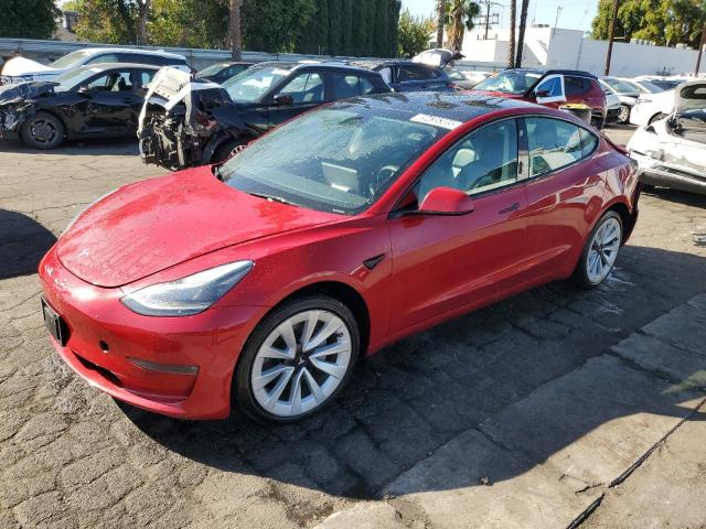 TESLA MODEL 3 2022 with VIN 5YJ3E1EB5NF290257 - Photo from auction