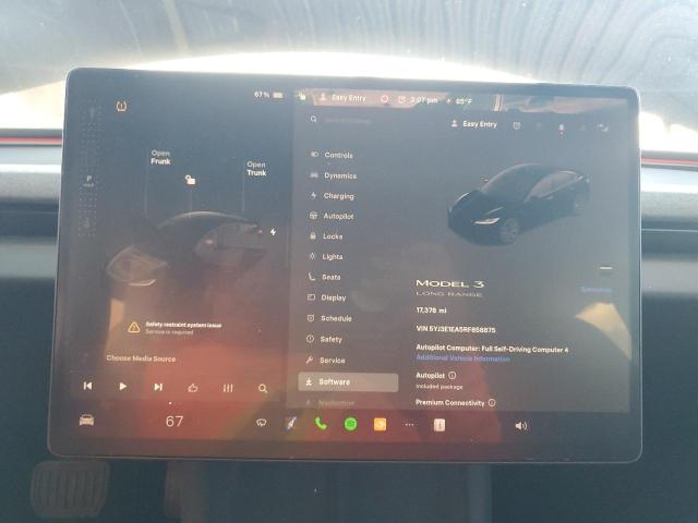 Photo 9 from auction – 2024 TESLA MODEL 3 with VIN 5YJ3E1EA5RF858875