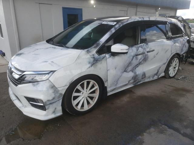 HONDA ODYSSEY EL 2018 with VIN 5FNRL6H96JB096658 - Photo from auction