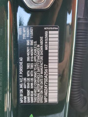 Photo 14 from auction – 2025 PORSCHE CAYENNE GT with VIN WP1AG2AY7SDA25617