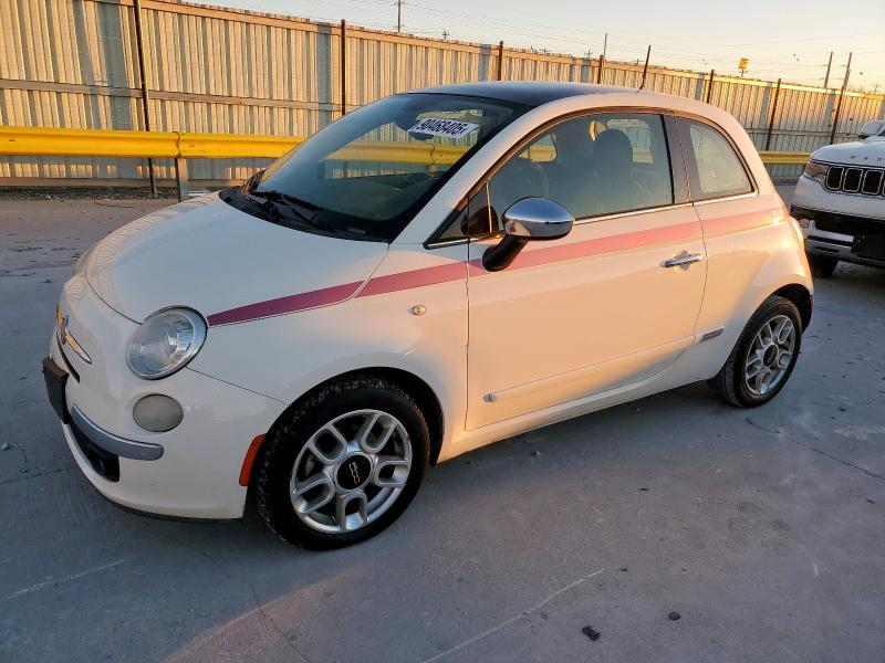 FIAT 500 2012 with VIN 3C3CFFCR7CT195163 - Photo from auction
