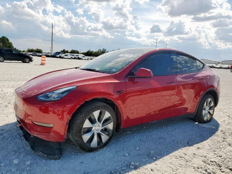 TESLA MODEL Y 2022 with VIN 7SAYGAEE7NF505022 - Photo from auction