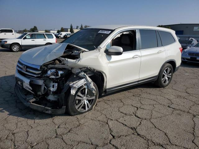 HONDA PILOT EX 2017 with VIN 5FNYF5H35HB007858 - Photo from auction