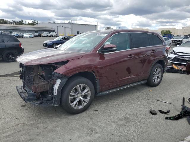 TOYOTA HIGHLANDER 2015 with VIN 5TDZKRFH2FS103283 - Photo from auction