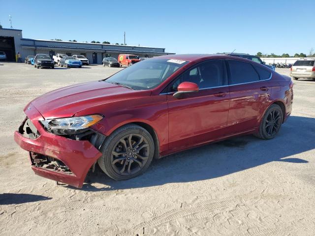FORD FUSION SE 2018 with VIN 3FA6P0HD5JR195680 - Photo from auction