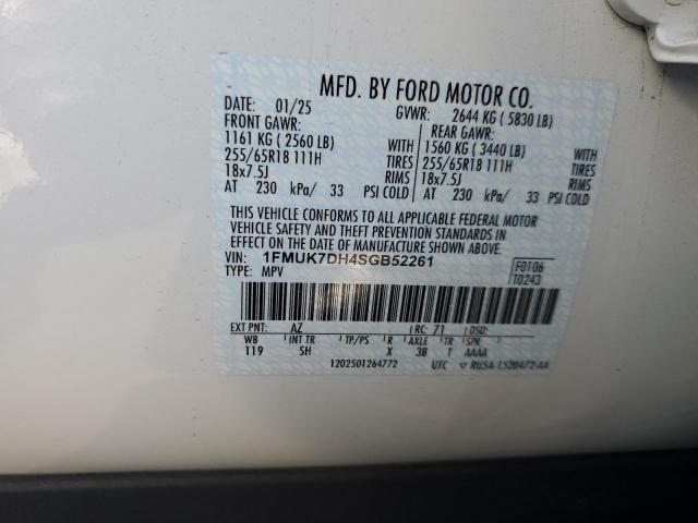 صورة رقم 14 من المزاد - 2025 FORD EXPLORER مع VIN 1FMUK7DH4SGB52261