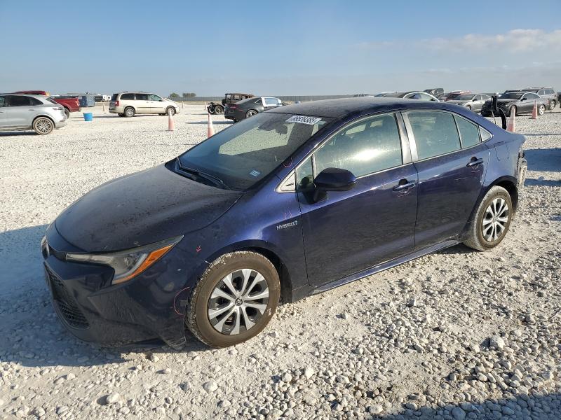 TOYOTA COROLLA LE 2021 with VIN JTDEAMDE2MJ020606 - Photo from auction