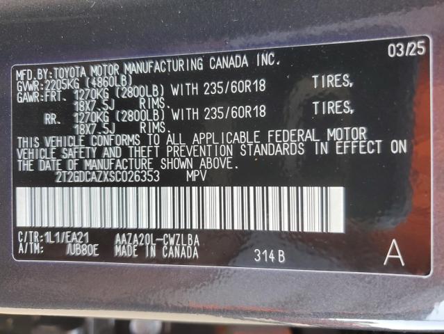 Photo 14 from auction – 2025 LEXUS NX 250 PRE with VIN 2T2GDCAZXSC026353