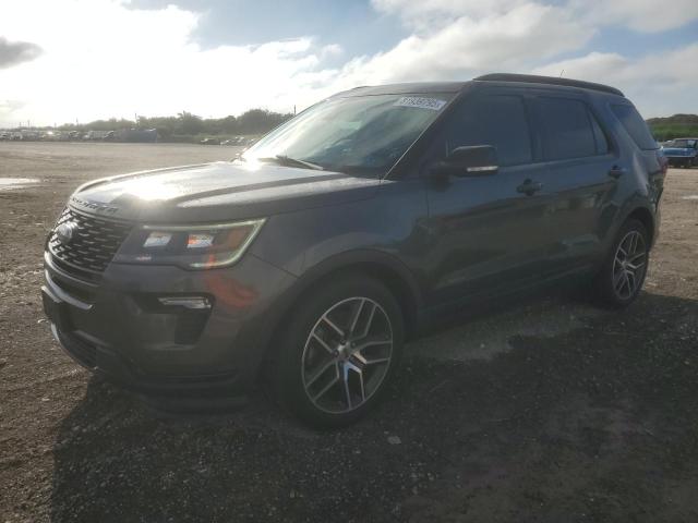 FORD EXPLORER S 2018 with VIN 1FM5K8GT6JGB85089 - Photo from auction