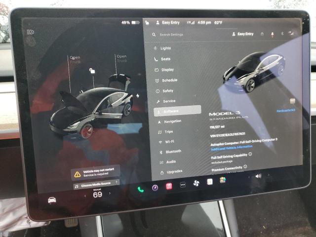 Photo 9 from auction – 2020 TESLA MODEL 3 with VIN 5YJ3E1EA3LF657631