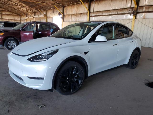 TESLA MODEL Y 2022 with VIN 7SAYGDEE6NF460236 - Photo from auction