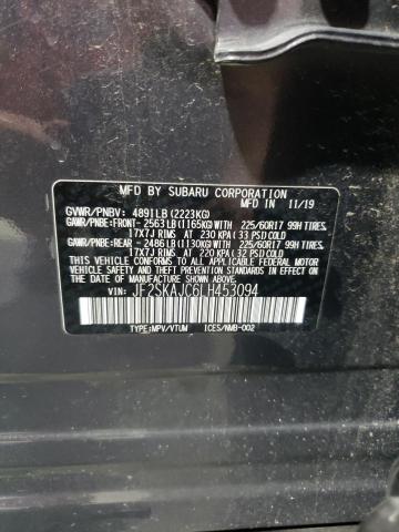 Photo 14 from auction – 2020 SUBARU FORESTER P with VIN JF2SKAJC6LH453094