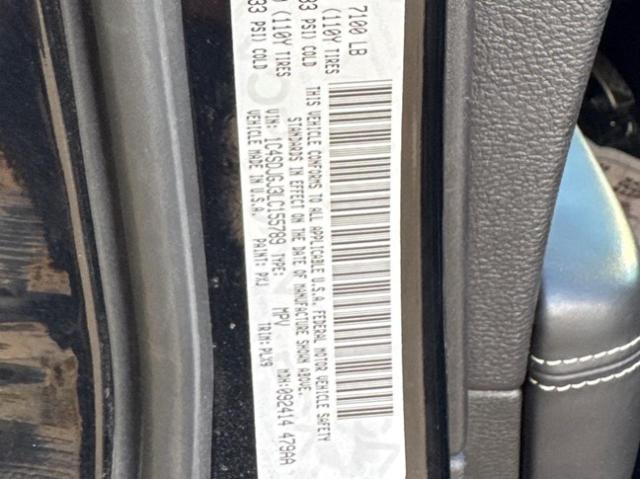 Photo 10 from auction – 2020 DODGE DURANGO SR with VIN 1C4SDJGJ3LC155789