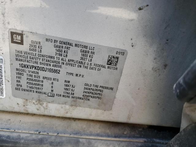 Photo 14 from auction – 2013 GMC ACADIA SLE with VIN 1GKKVPKD0DJ165862