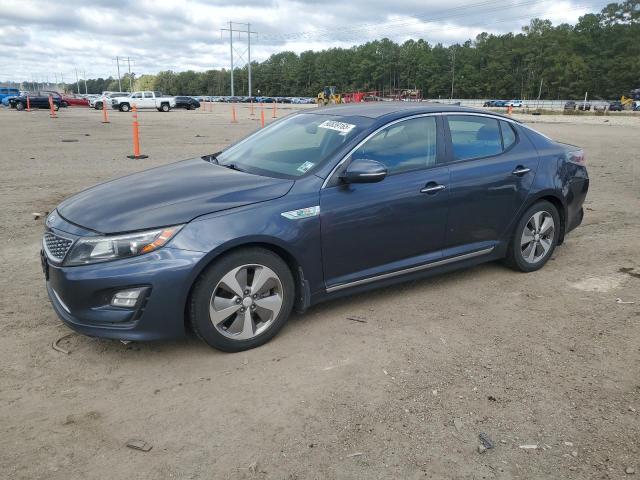 KIA OPTIMA HYB 2014 with VIN KNAGN4AD1E5071126 - Photo from auction
