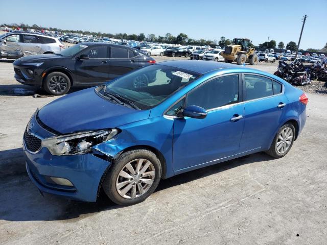 KIA FORTE EX 2014 with VIN KNAFX4A80E5151767 - Photo from auction