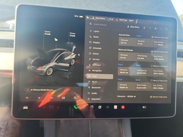 Photo 9 from auction – 2022 TESLA MODEL 3 with VIN 5YJ3E1EA4NF289463