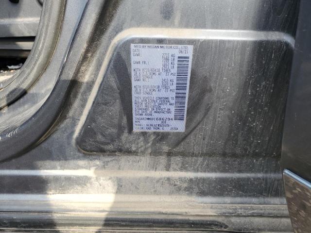 Photo 14 from auction – 2015 NISSAN PATHFINDER with VIN 5N1AR2MMXFC686294