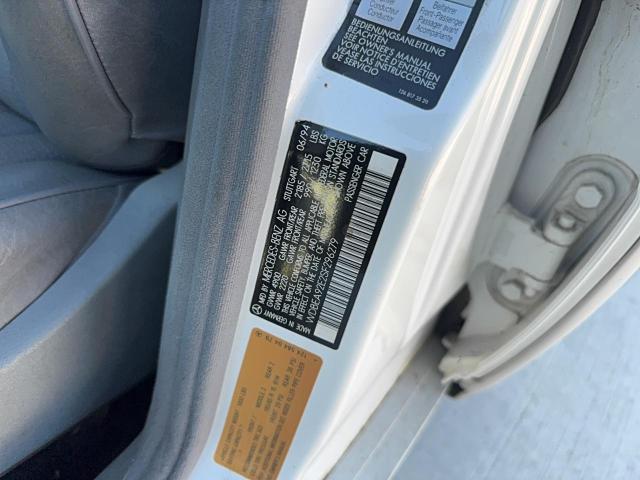 Photo 10 from auction – 1995 MERCEDES-BENZ E 320 with VIN WDBEA92E2SF296279