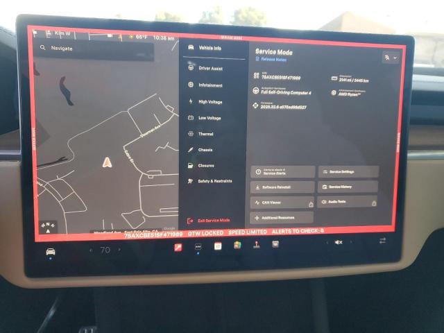 Photo 9 from auction – 2025 TESLA MODEL X with VIN 7SAXCBE51SF471989