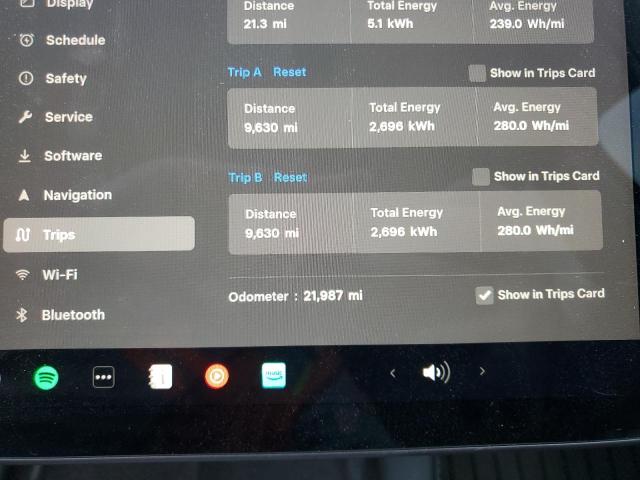 Photo 9 from auction – 2023 TESLA MODEL Y with VIN 7SAYGDEF0PF585437