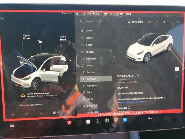 Photo 9 from auction – 2023 TESLA MODEL Y with VIN 7SAYGDEE4PA027479