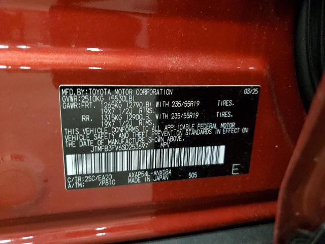 Photo 14 from auction – 2025 TOYOTA RAV4 XSE with VIN JTMFB3FV6SD253697