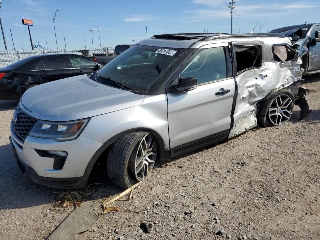 FORD EXPLORER S 2018 with VIN 1FM5K8GT5JGB76187 - Photo from auction