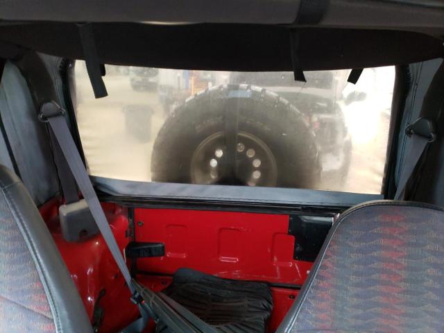 Photo 10 from auction – 2000 JEEP WRANGLER / with VIN 1J4FA29P9YP801400