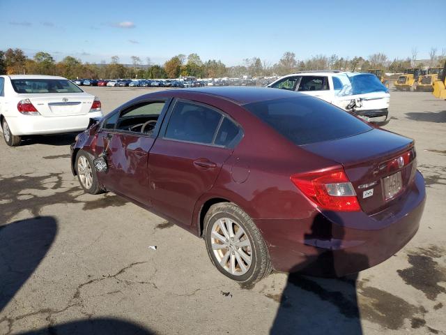 Фото 2 с аукциона – 2012 HONDA CIVIC EX с VIN 19XFB2F84CE353186