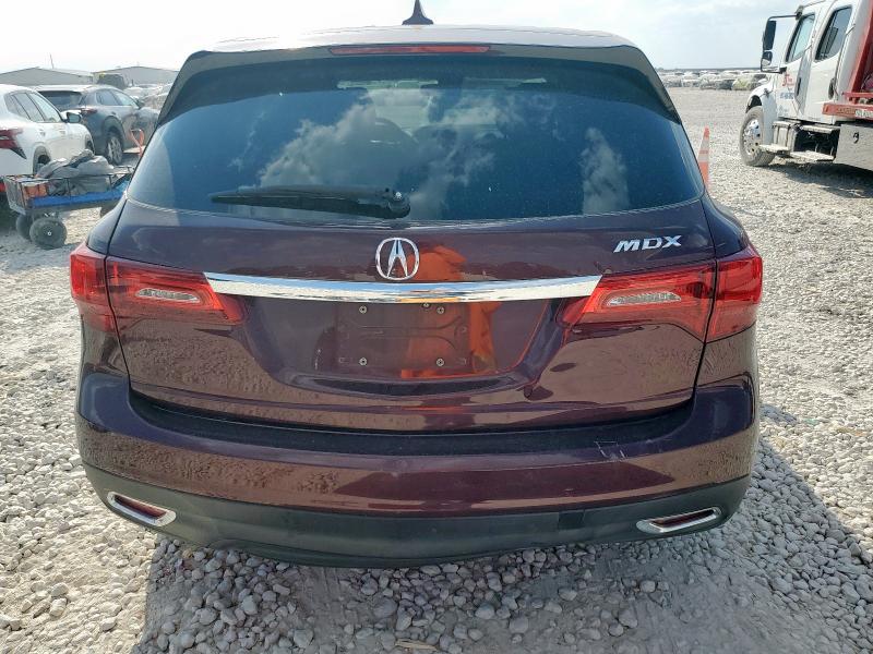 Photo 6 from auction – 2014 ACURA MDX TECHNO with VIN 5FRYD3H46EB014234
