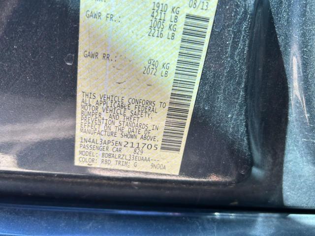Photo 10 from auction – 2014 NISSAN ALTIMA 2.5 with VIN 1N4AL3AP5EN211705