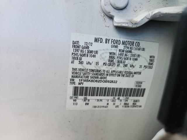 Фото 14 с аукциона – 2013 FORD EXPLORER X с VIN 1FM5K8D82DGB92822