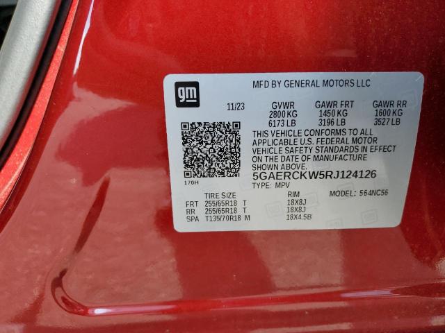 Photo 14 from auction – 2024 BUICK ENCLAVE PR with VIN 5GAERCKW5RJ124126
