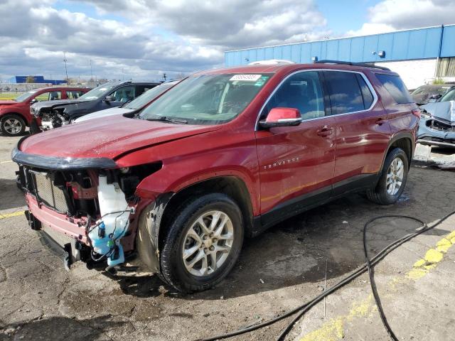CHEVROLET TRAVERSE 2021 with VIN 1GNEVGKW0MJ102455 - Photo from auction