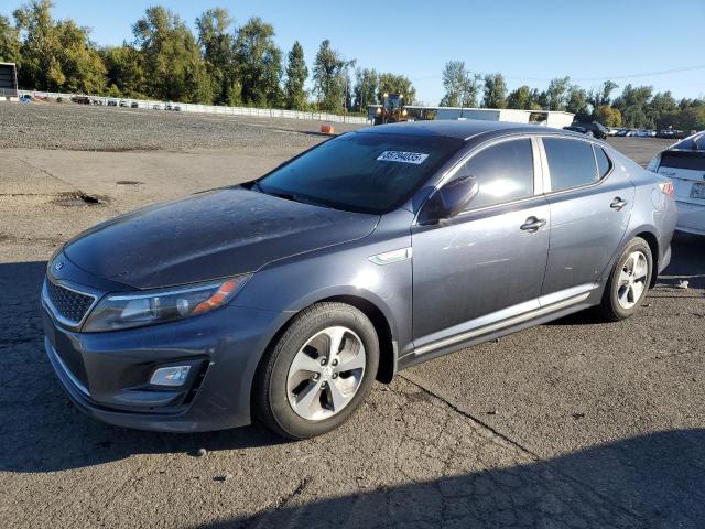 KIA OPTIMA HYB 2014 with VIN KNAGM4AD8E5075144 - Photo from auction