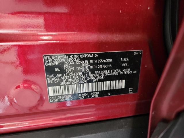 Photo 14 from auction – 2019 TOYOTA RAV4 LIMIT with VIN JTMDWRFV2KD510997