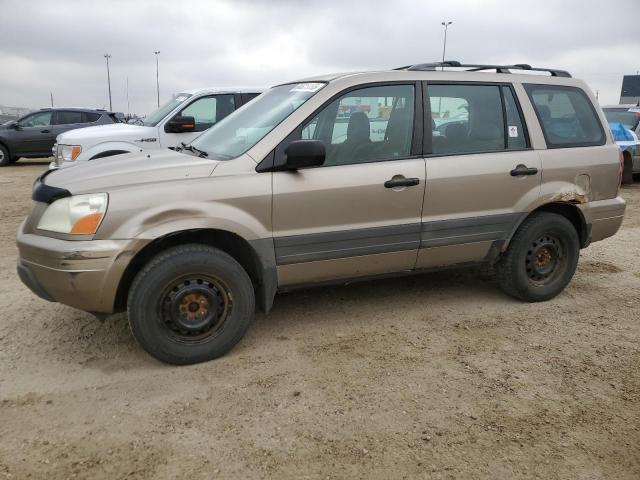 HONDA PILOT LX 2005 with VIN 2HKYF18135H004154 - Photo from auction