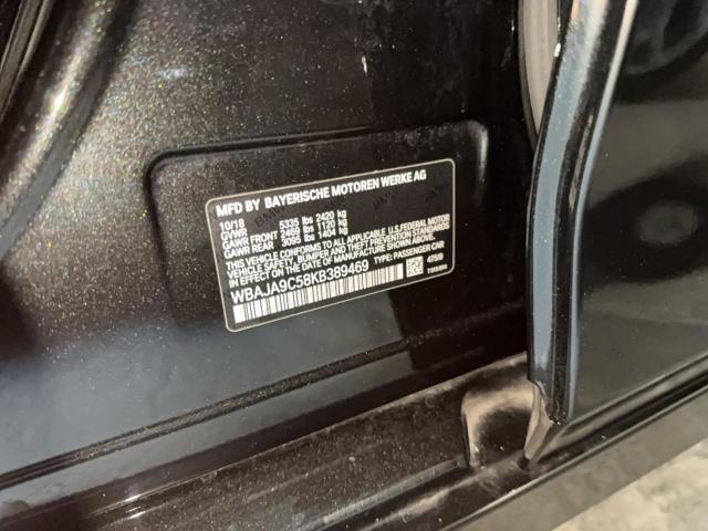 Photo 10 from auction – 2019 BMW 530E with VIN WBAJA9C58KB389469
