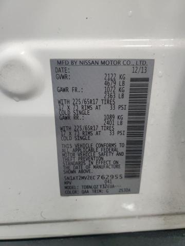 Photo 14 from auction – 2014 NISSAN ROGUE S with VIN 5N1AT2MV2EC762955