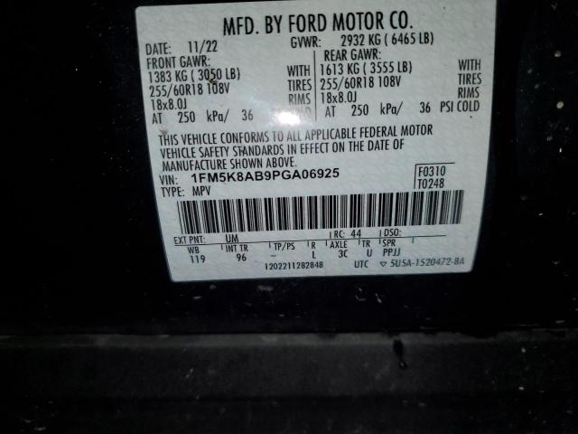 Photo 14 from auction – 2023 FORD EXPLORER P with VIN 1FM5K8AB9PGA06925